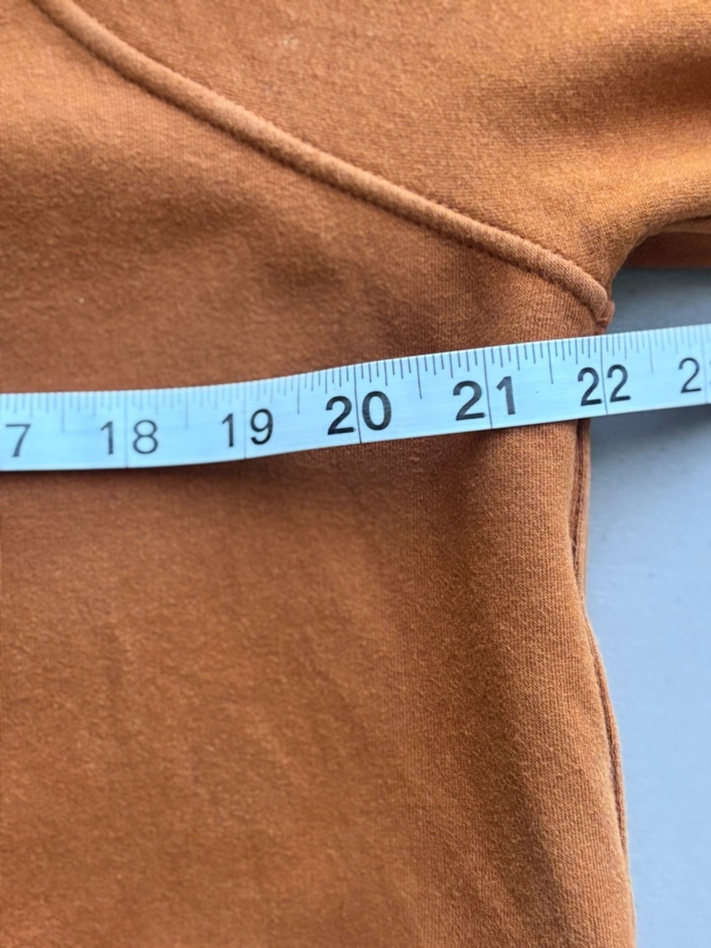 lululemon athletica Cropped All Yours Hoodie Rustic Clay brown stretch Sz 10 - Picture 6 of 7